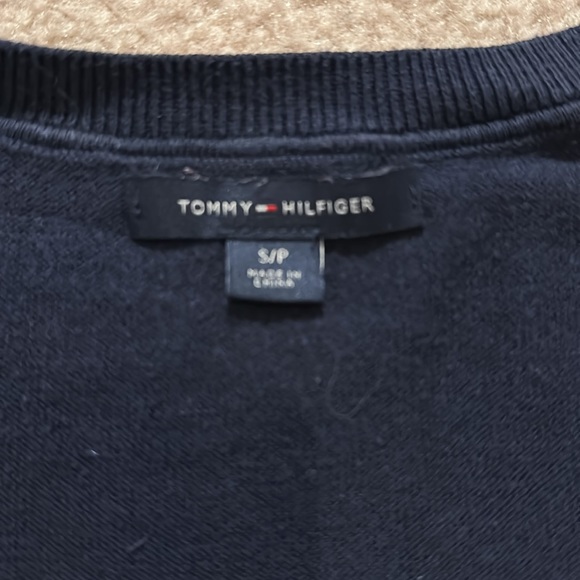 Tommy Hilfiger navy polka dot sweater. Size small. - Picture 4 of 4